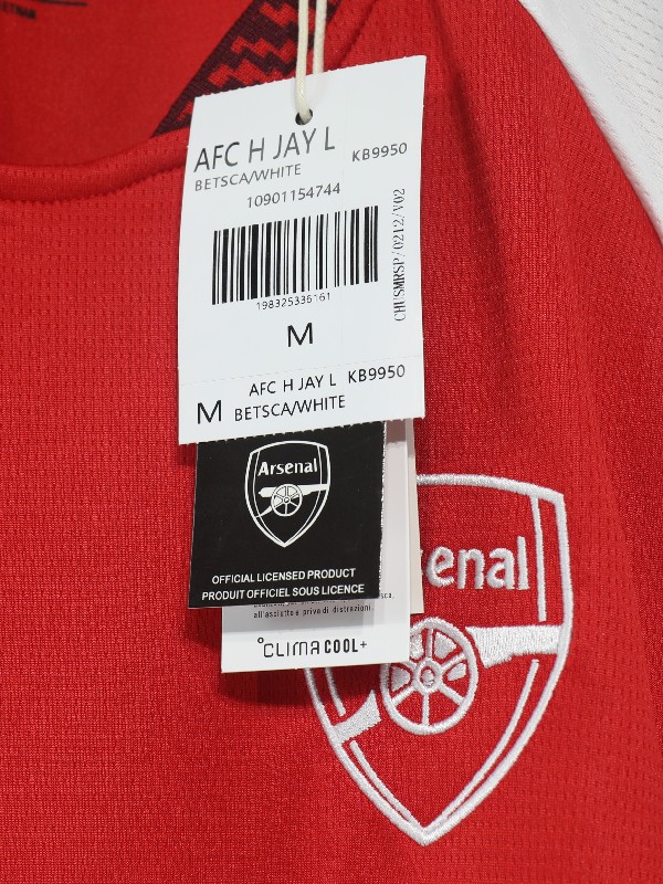 26/27 Arsenal Home Jersey Fan Version Long Sleeves Cheap Football Shirt