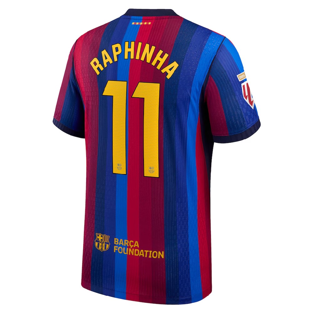 26/27 Barcelona #11 Raphinha Home Player's Jersey Cheap Replica Football Shirt