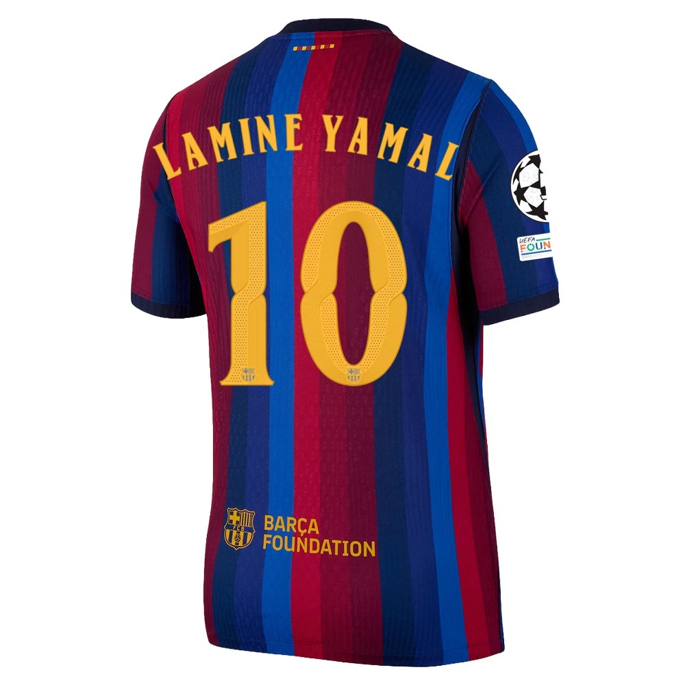 26/27 Barcelona #10 Lamine Yamal Home Player's Jersey Cheap Replica Football Shirt