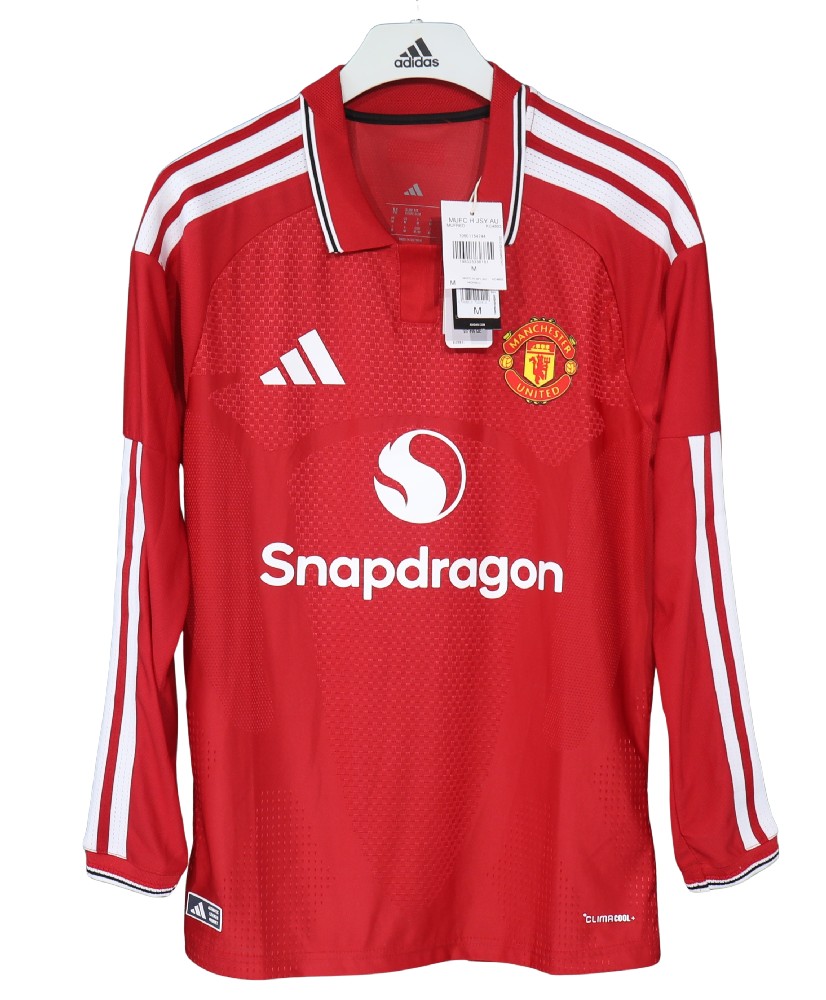 26/27 Manchester United Home Jersey Player Version Long Sleeve Cheap Replica