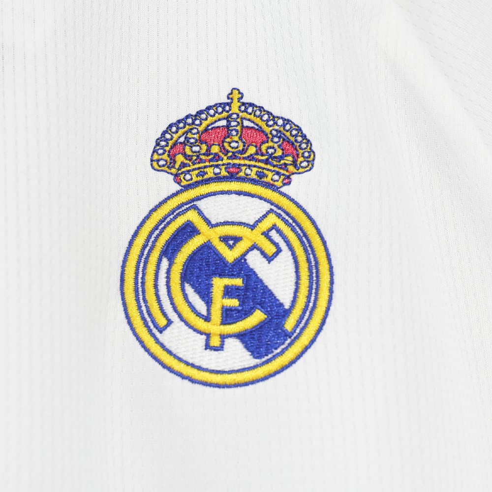 26/27 Real Madrid Home Fan Version Long Sleeve Cheap Replica Football Shirt