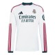 26/27 Real Madrid Home Fan Version Long Sleeve Cheap Replica Football Shirt