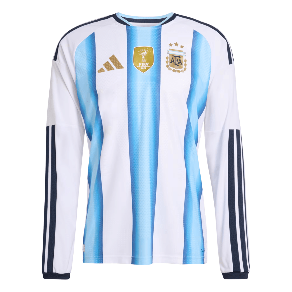 2026 Argentina Home Jersey Long Sleeves Player Version Cheap Replica World Cup Shirt