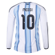 2026 Lionel Messi Home Long Sleeves Argentina Jersey Player Version Cheap Replica World Cup 