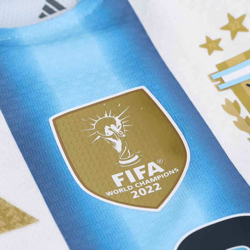 2026 Lionel Messi Home Long Sleeves Argentina Jersey Player Version Cheap Replica World Cup 