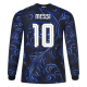 2026 Lionel Messi Away Long Sleeves Argentina Jersey Player Version Cheap Replica World Cup 