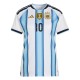 2026 Lionel Messi Women's Argentina Home Jersey Replica World Cup Football Shirt