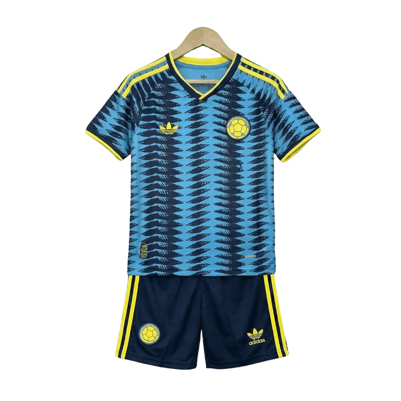 2026 Colombia Away Kid's Soccer Kit World Cup Replica Jersey