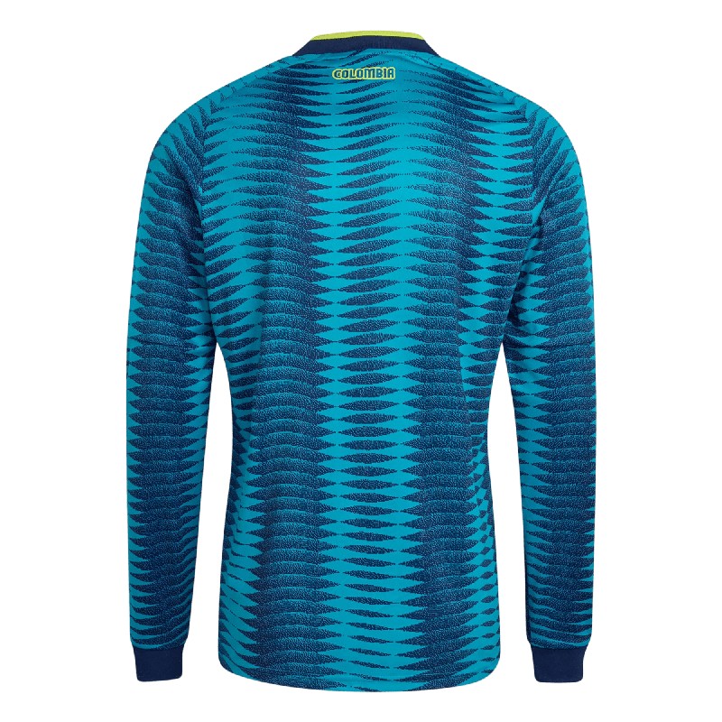 2026 Colombia Away Long Sleeves Jersey Fan Version Cheap Replica World Cup Soccer Shirt 