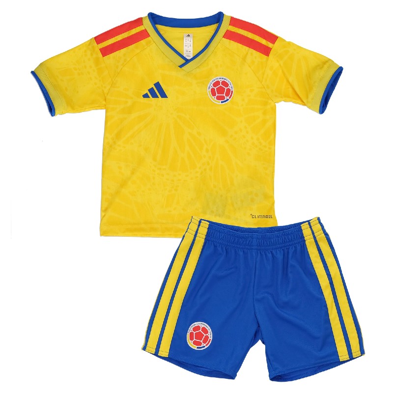 2026 Colombia Home Kid's Soccer Kit World Cup Replica Jersey