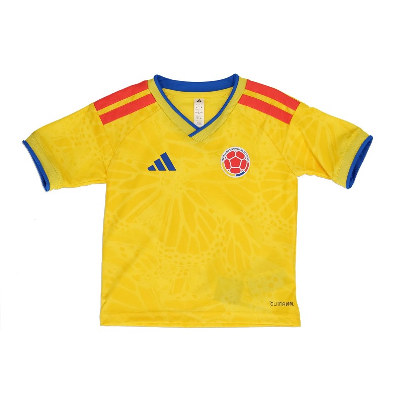 2026 Colombia Home Kid's Soccer Kit World Cup Replica Jersey