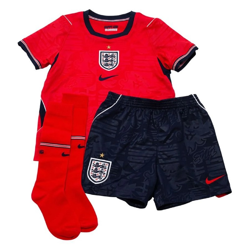 2026 England Away Kid's Soccer Kit World Cup Replica Jersey