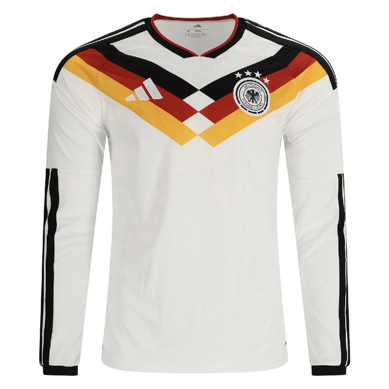 2026 Germany Home Jersey Fan Version Long Sleeves Cheap Replica World Cup Soccer Shirt