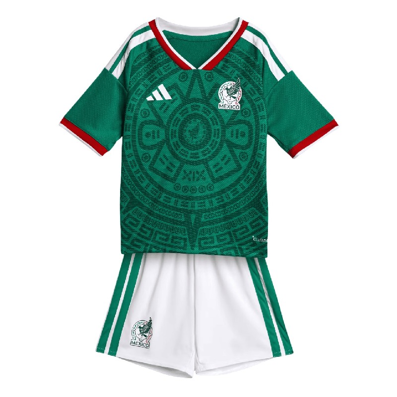 2026 Mexico Home Kid's Kit World Cup Replica Soccer Shirt