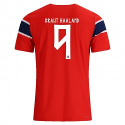 2026 Erling Haaland Norway Home Jersey Player Version Cheap Replica World Cup
