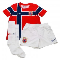 2026 Norway Home Kid's Soccer Kit World Cup Replica Jersey