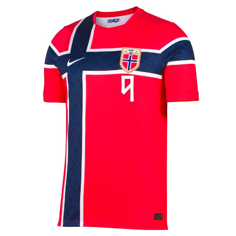 2026 Erling Haaland Norway Home Jersey Fan Version Cheap Replica World Cup Shirt