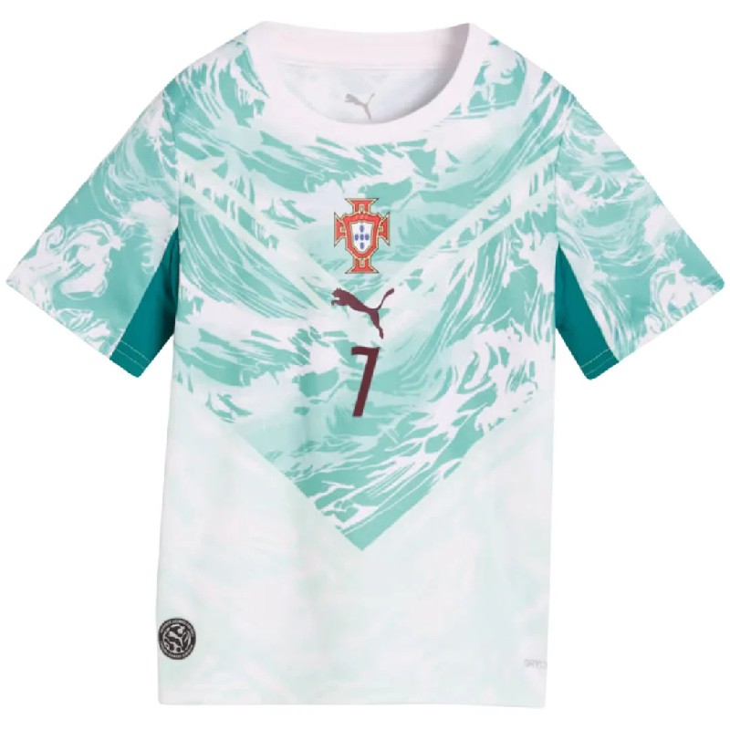 2026 Cristiano Ronaldo Portugal Away Kid's Kit World Cup Replica Soccer Shirt