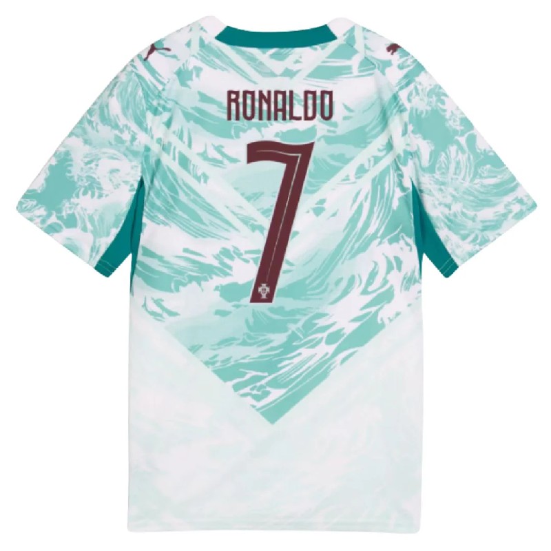 2026 Cristiano Ronaldo Portugal Away Kid's Kit World Cup Replica Soccer Shirt