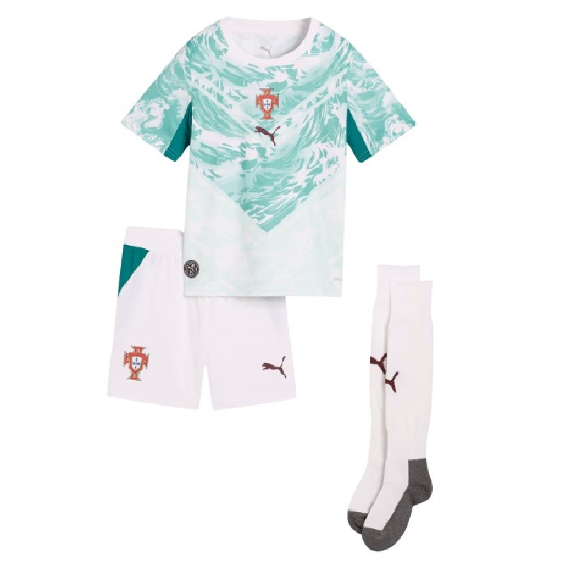 2026 Cristiano Ronaldo Portugal Away Kid's Kit World Cup Replica Soccer Shirt