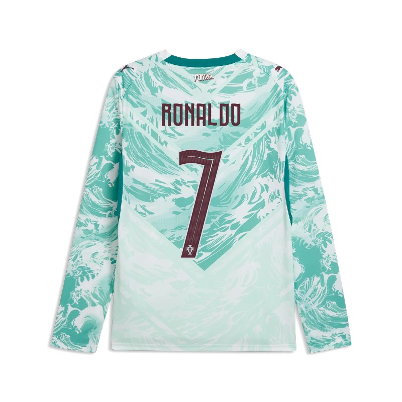 2026 Cristiano Ronaldo Portugal Away Jersey Fan Version Long Sleeves 