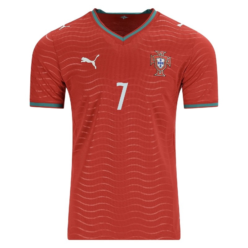 2026 Cristiano Ronaldo Portugal Home Jersey Fan Version Cheap Replica World Cup Shirt