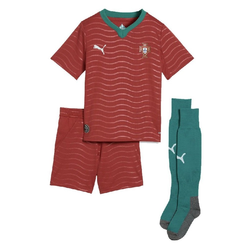 2026 Cristiano Ronaldo Portugal Home Kid's Kit World Cup Replica Soccer Shirt