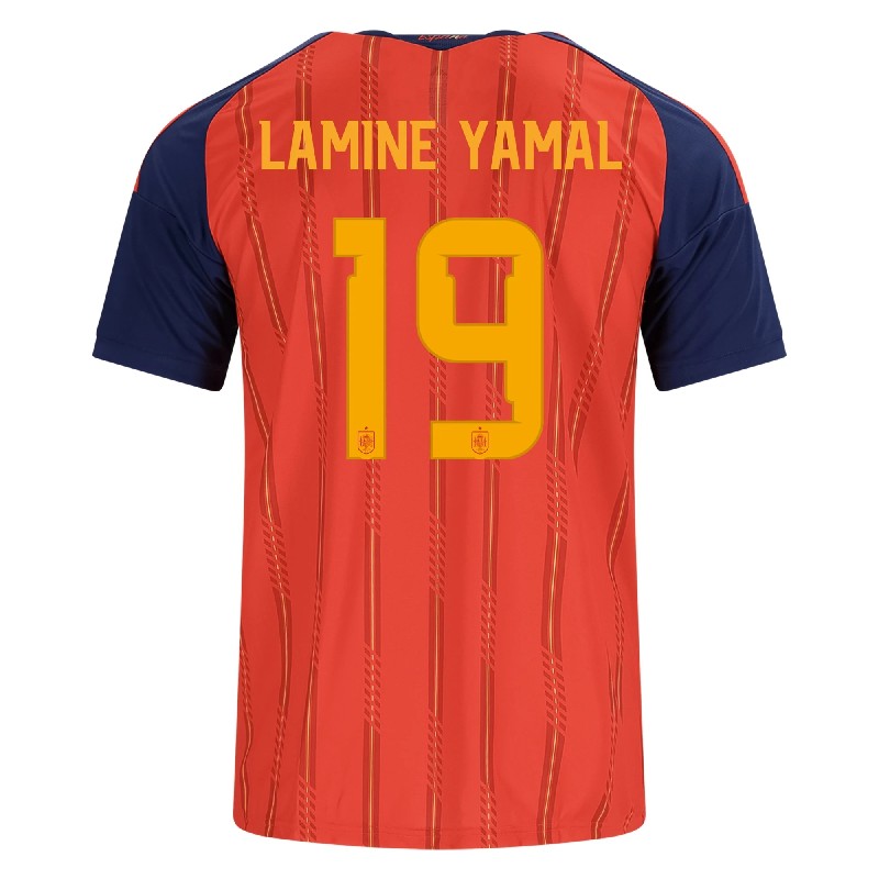 2026 Lamine Yamal Spain Home Jersey Fan Version Cheap Replica World Cup Shirt
