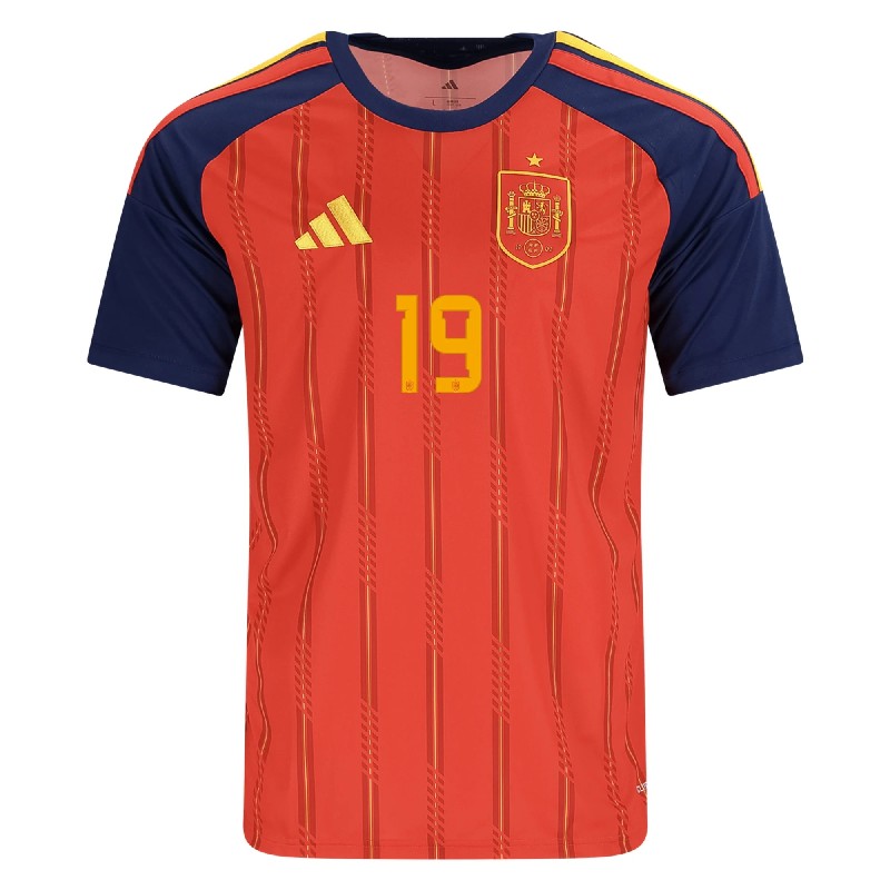 2026 Lamine Yamal Spain Home Jersey Fan Version Cheap Replica World Cup Shirt