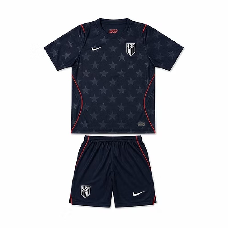 2026 USA Away Kid's Soccer Kit World Cup Replica Jersey