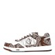 CHRISTIAN DIOR Smooth Calfskin Oblique Paisley Mens B27 Low Top Sneakers 43 Coffee White CHRISTIAN DIOR Smooth Calfskin Oblique Paisley Mens B27 Low Top Sneakers 43 Coffee White